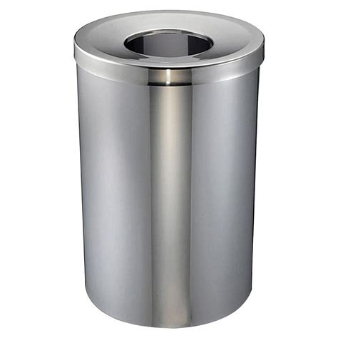 metal trash can for house|30 gallon metal trash can.